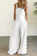 Corinth | Square-Neck Buckled Jumpsuit