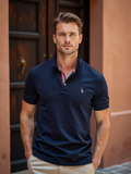 Noah | Slim-Fit Classic Polo Shirt with Sporty Collar-Detail