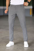 Maxim | Chino's Slim-Fit Grijze Pants