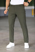Malte | Chinos Slim-Fit Donkergroene Pants