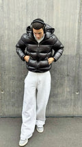 Fabian™ Mand's Sherpa Lined Padded winter jacket
