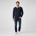 Cornelis™ Classic Mand'ssweater with Polo Collar