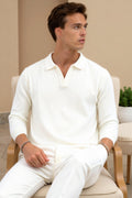 Minimalist Knitted Polo | Elegance & Comfort in Perfection