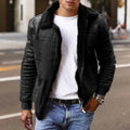Hessel-Jan™ Mand's Leather winter jacket