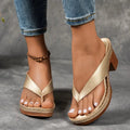 Abigail | Block Heel Sandals with Ergonomic Footbed - Vegan Leather Design