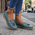 Anja | Leather Loafers for Women – Tassel Accent Design