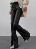 Emilia | Uitlopende Flair-Pants with Ritsen