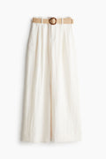 Linen Pants with Ceintuur for Women