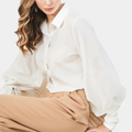 Clarissa™ Stylish Womand'sBlouse with Pofmouwand