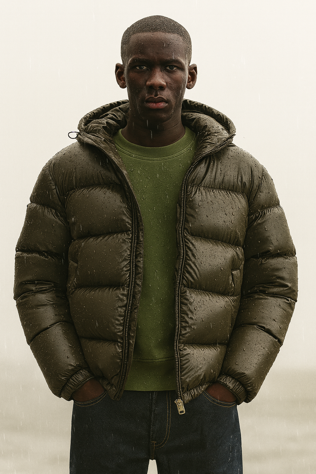 100% Dons Puffer Jacket - Duurzaam en Warm - Waterafstotend en Trendy