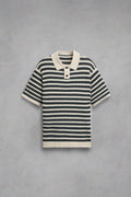 Classic Striped Gebreid Polo