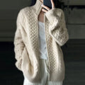Knitted™ Kabelvest with Zip Closure | warm & timeless | Wolmix