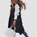 Lemie | Long Puffer Bodywarmer with Hood Women