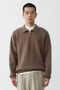 Sweatshirt™ With Polo Collar | Comfortable & Stylish | Relaxte Pasvorm