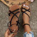 Stylish Leather Sandals with Delicate Straps | Mirella