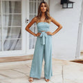 Fannie | Casual Strapless Jumpsuit