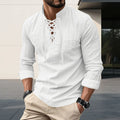 Casven Linen™ Drawstring Shirt