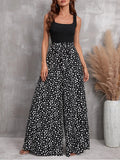 Eliza | Casual Tankjumpsuit with Wide Legs and Belt