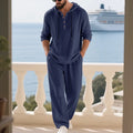 Solvero linen™ Hooded Set