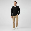 Sanderijn™ Classic Men's Sweater with V-Neck
