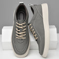 Men's Lace Up Casual Sneakers with Contrast Stitch