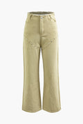 Paulina | Trendy Cord-Hose with Wide Legs