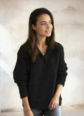 Adrianna™ Chique Half-Zip Sweater Vrouw