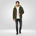 Men's Wintervest with Hood and Fleecevoering